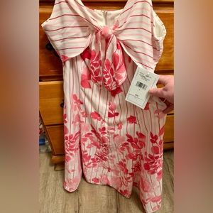 Bleecker 126 Sleeveless Floral Fit + Flare Dress New with Tags Attached Size 8